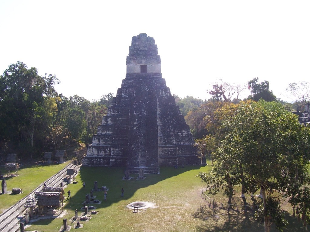 Tikal 4 Tikal Ruins, Guatemala, Central America, pyramid
