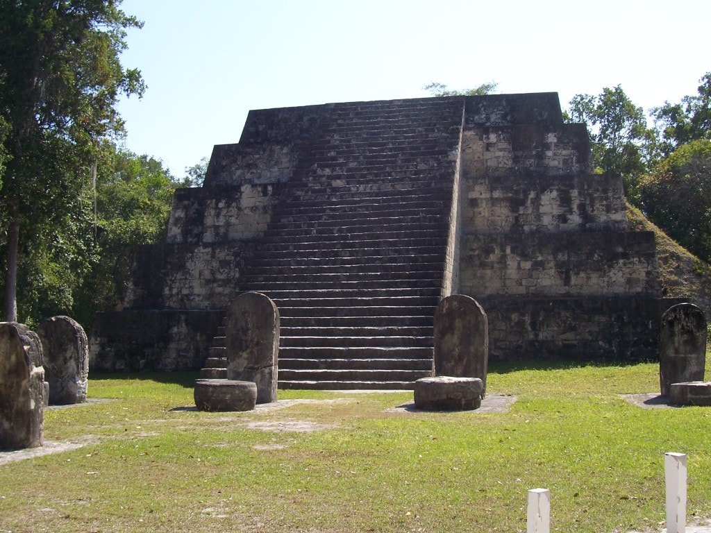 Ceremonial Tikal Tikal Ruins, Guatemala, Central America, ceremonial tables