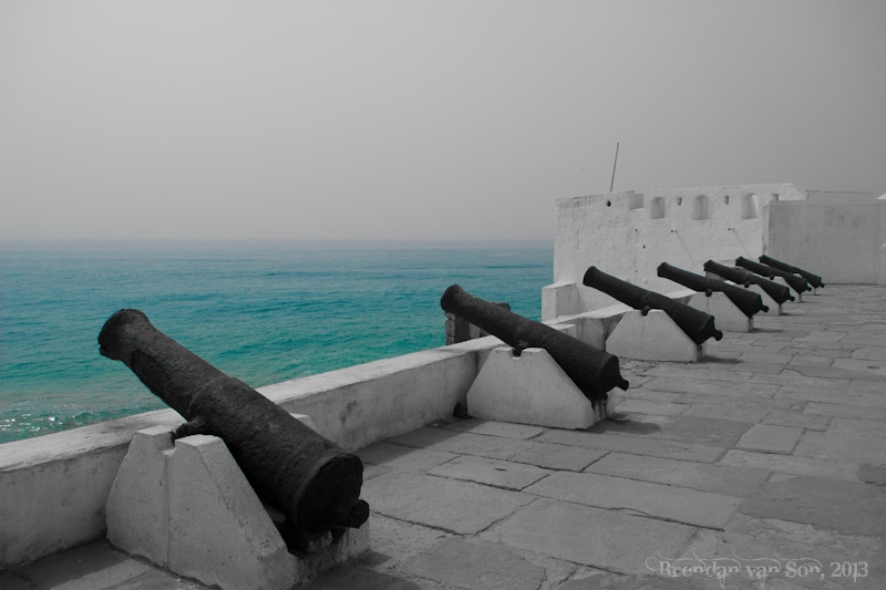 February 4, 2013 - "Cape Coast Castle" This is likely the most famous "slave castle" in Africa.
