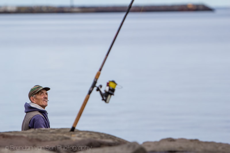 Fisherman in Reykjavik
