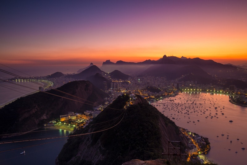 View from Sugarloaf Mountain, Rio de Janeiro