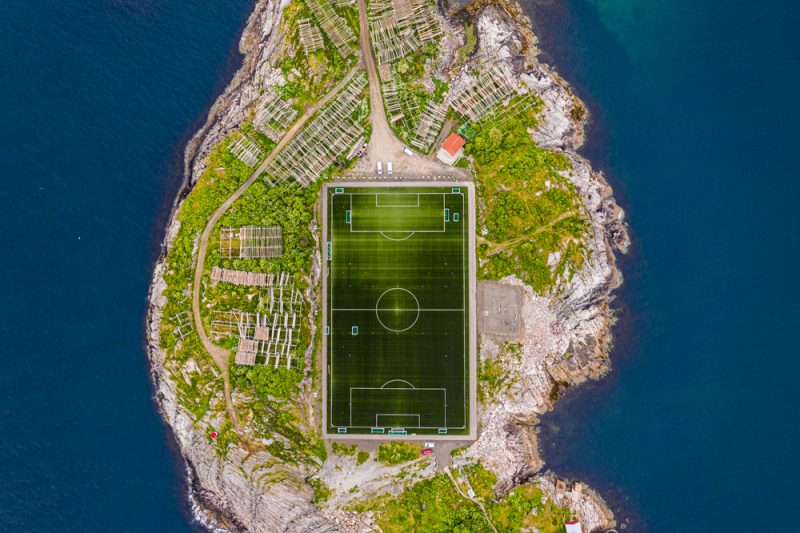 Henningsvær soccer field